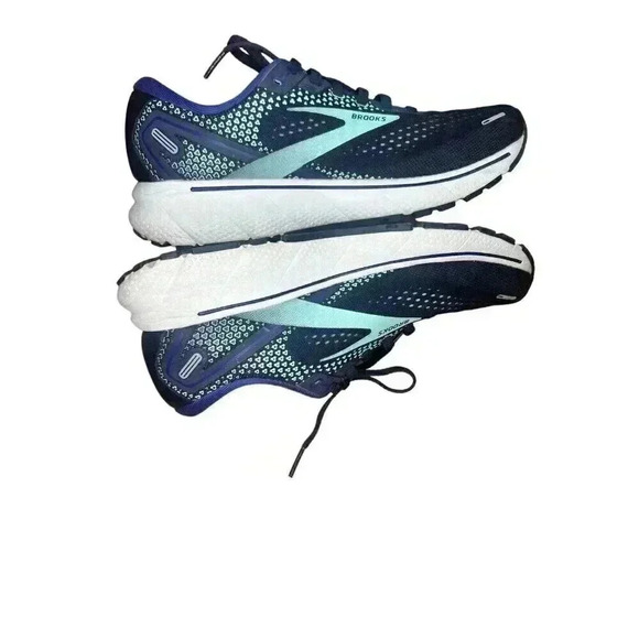 Brooks Ghost 14 Peacoat Yucca Navy Road-Running Sneakers Women’s Size 8 Medium - Picture 6 of 11